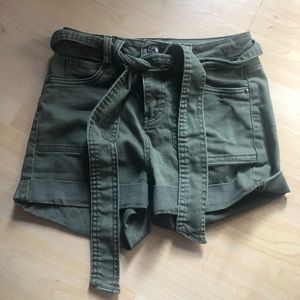 High Rise Jean Shorts